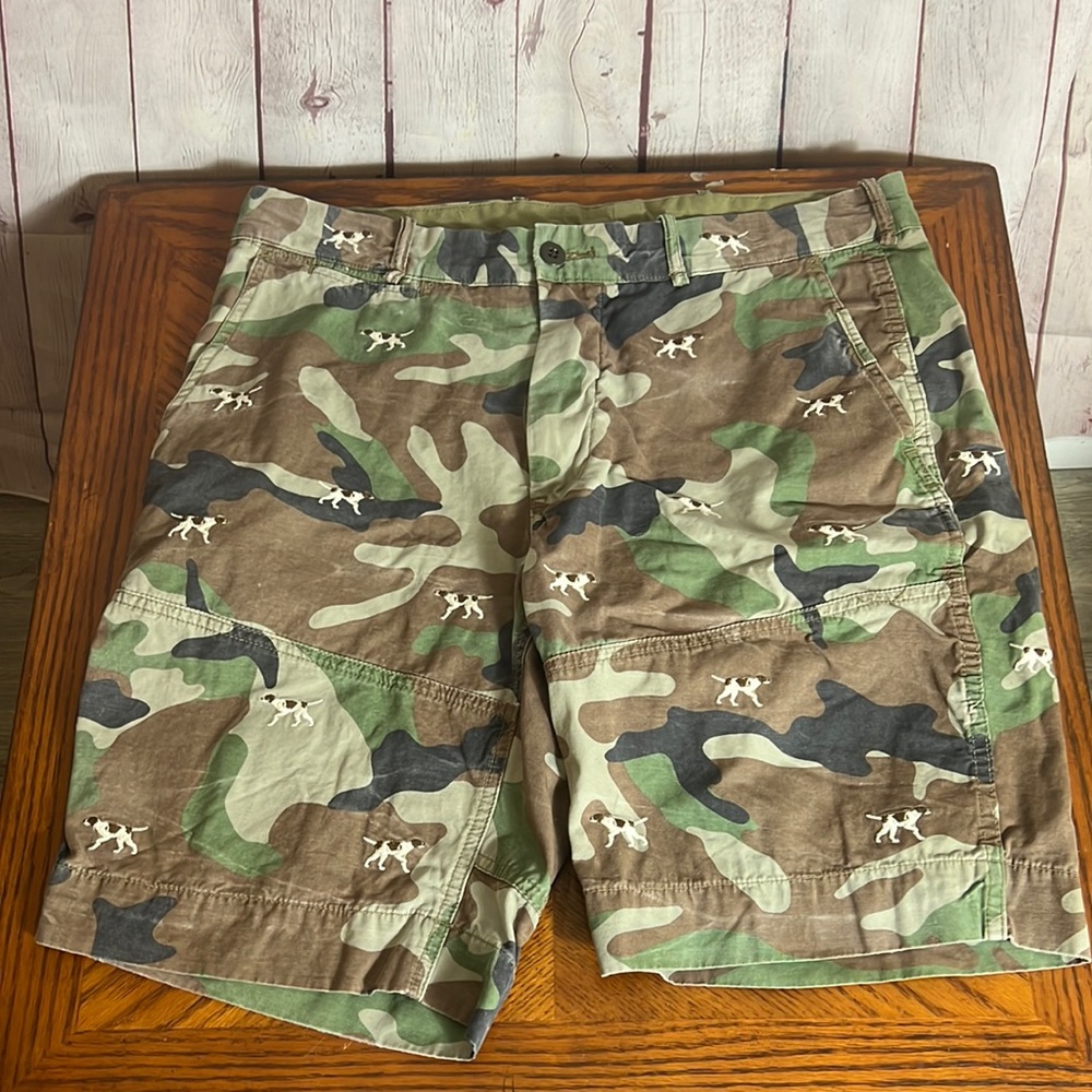 Polo Ralph Lauren Size 35 Classic Fit Camo Dog Shorts